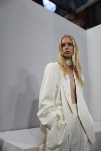 Backstage at Sonia Rykiel Couture Fall 2018