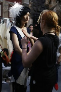 Backstage at Sonia Rykiel Couture Fall 2018