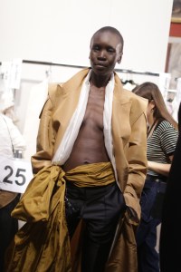 Backstage at Sonia Rykiel Couture Fall 2018