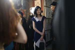 Backstage at Sonia Rykiel Couture Fall 2018