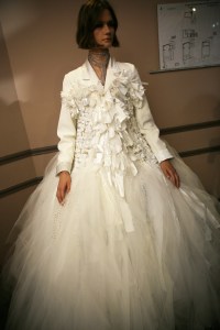 Backstage at Viktor & Rolf Couture Fall 2018