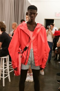 Backstage at Feng Chen Wang Men’s Spring 2019