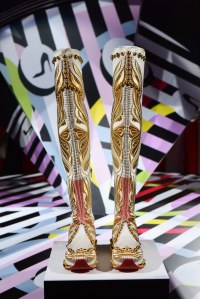 Christian Louboutin Showcases Made-to-Measure Collection During Paris Couture