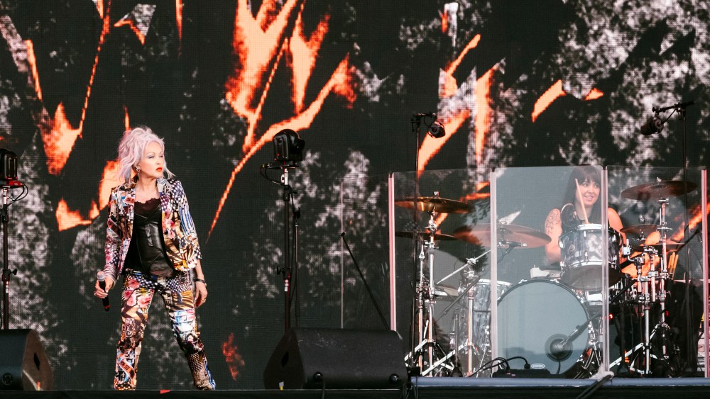 Cyndi Lauper performs at Hollywood Bowl in Libertine