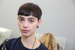 Backstage at Christian Dior Couture Fall 2018