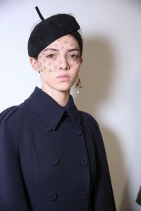 Backstage at Christian Dior Couture Fall 2018
