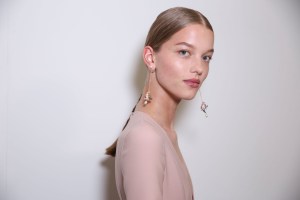 Backstage at Christian Dior Couture Fall 2018