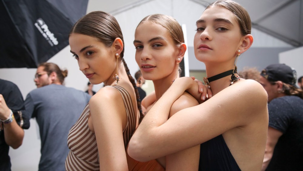 Backstage at Christian Dior Couture Fall 2018