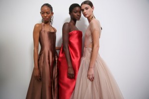 Backstage at Christian Dior Couture Fall 2018