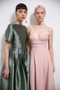 Backstage at Christian Dior Couture Fall 2018