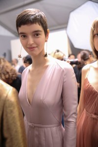 Backstage at Christian Dior Couture Fall 2018
