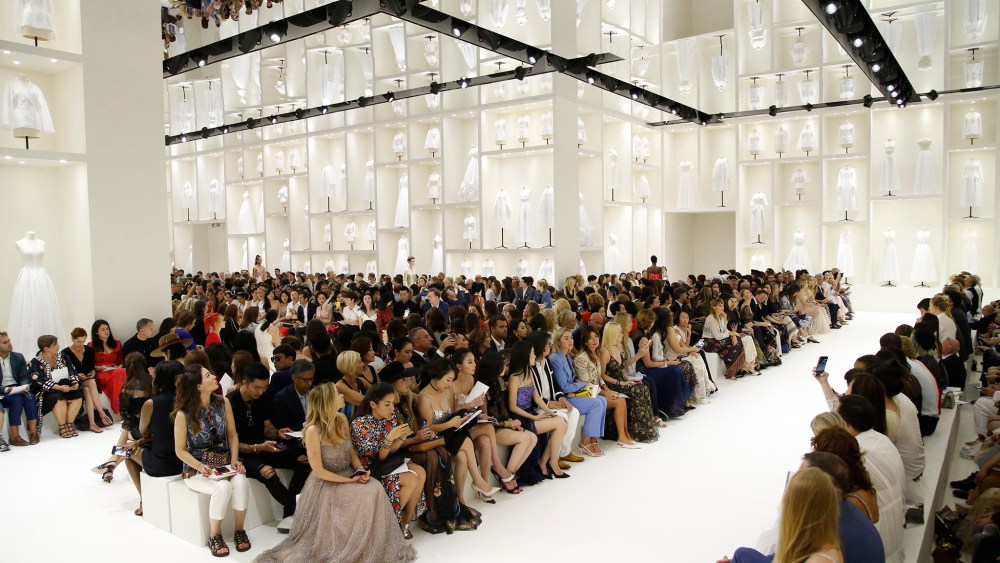 Dior Set for Couture Fall 2018 Collection