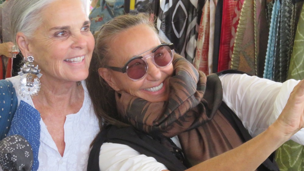 WWD Postcard: Donna Karan at International Folk Art Market, Santa Fe