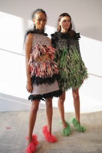 Backstage at Giambattista Valli Couture Fall 2018