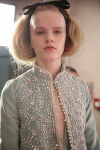 Backstage at Giambattista Valli Couture Fall 2018