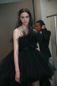 Backstage at Giambattista Valli Couture Fall 2018