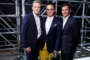 Guillaume Houzé, Adrian Cheng and Nicolas Houzé
