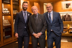 Three generations of retailers: Ian, Harry and Larry Rosen.