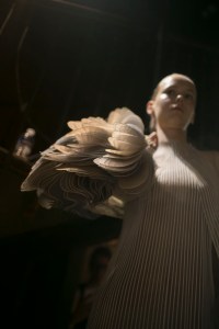 Backstage at Iris Van Herpen Couture Fall 2018