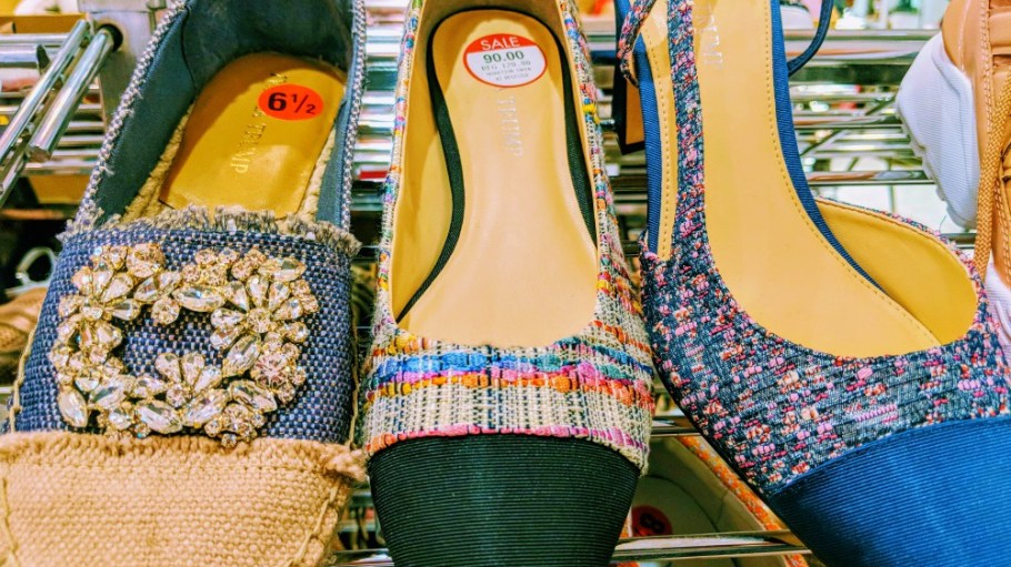 Ivanka Trump brand footwear fills the clearance racks at Lord & Taylor's New York City flagship.