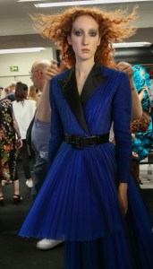 Backstage at Jean Paul Gaultier Couture Fall 2018