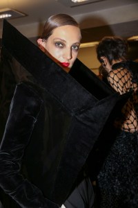 Backstage at Jean Paul Gaultier Couture Fall 2018