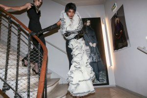 Backstage at Jean Paul Gaultier Couture Fall 2018