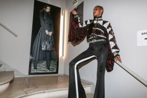 Backstage at Jean Paul Gaultier Couture Fall 2018