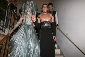 Backstage at Jean Paul Gaultier Couture Fall 2018