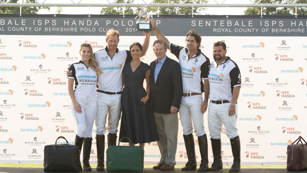 Duke and Duchess of Sussex Brave England's Heat for Sentebale Polo Cup