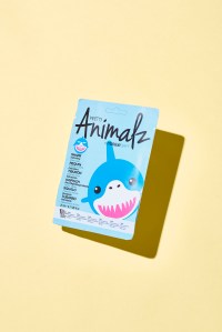 Shark sheet mask from the Pretty Animalz collection by Masque Bar.
