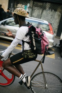A bucket hat seen at Paris Fashion Week Men's Spring 2019
