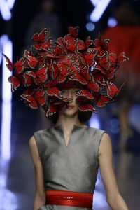 Alexander McQueen Spring 2008 show in Paris.