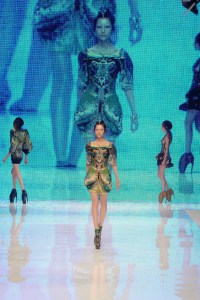 Alexander McQueen RTW Spring 2010 show in Paris.