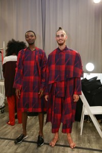 Backstage at N. Hoolywood Men's Spring 2019