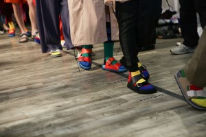 Backstage at N. Hoolywood Men's Spring 2019