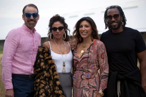 Nicholas Loeffler, Shari Loeffler, Sheree Hovsepian, and Rashid Johnson