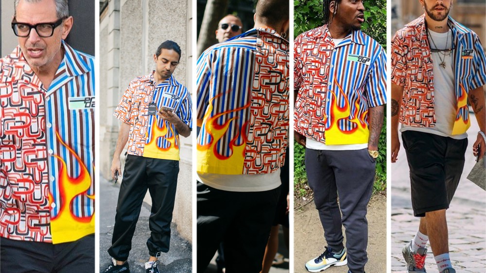 They Are...Flocking to the Flames of Prada: Jeff Goldblum, Pusha T