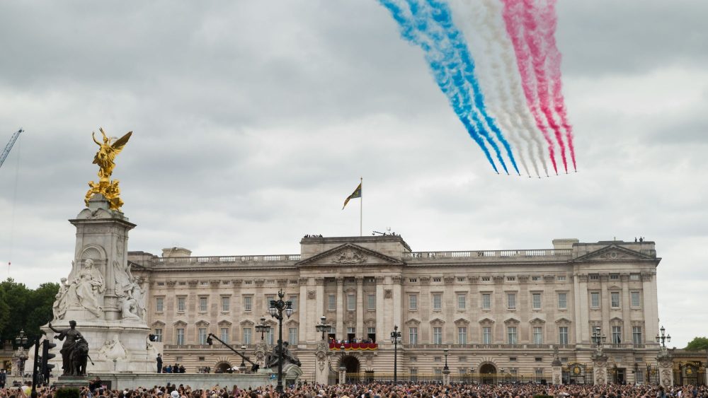 One hundred RAF aircraft flew across London and Buckingham Palace to celebrate the Royal Air Force?s 100th anniversary 100th Anniversary of the Royal Air Force