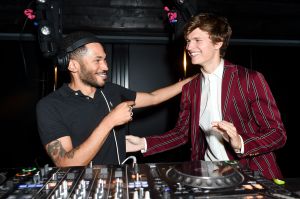 Kaytranada, Ansel ElgortPolo Red Rush Launch party, New York, USA - 25 Jul 2018