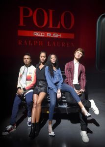 Quincy Combs, Alanna Arrington, Winnie Harlow, Ansel ElgortPolo Red Rush Launch party, New York, USA - 25 Jul 2018