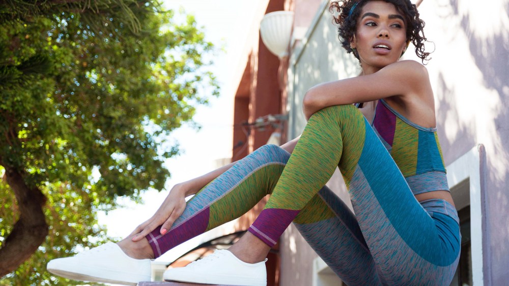 Creative athleisure wear from Sarah and Sorrentino