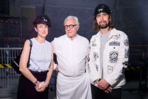 Sarah Andelman, Alain Ducasse and Pedro Winter