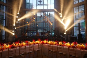 The scene at the Galeries Lafayette dinner
