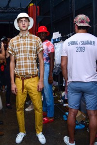 Backstage at Todd Snyder Men's Spring 2019