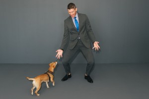 Behind-the-scenes of the new Van Heusen Flex campaign shoot with UFC fighter Stephen Thompson.
