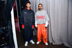 Backstage at Willy Chavarria Men's Spring 2019