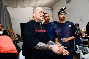 Backstage at Willy Chavarria Men's Spring 2019