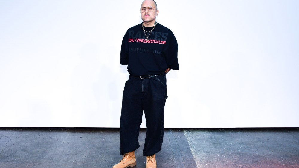 Backstage at Willy Chavarria Men's Spring 2019