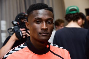 Backstage at Willy Chavarria Men's Spring 2019